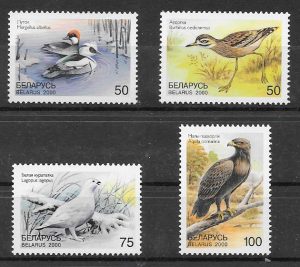 colección sellos fauna Bielorrusia 2000