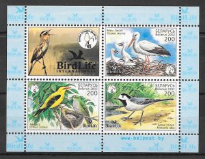 colección sellos fauna Bielorrusia 2002