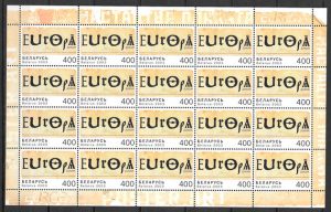 filatelia tema Europa Bielorrusia 2003