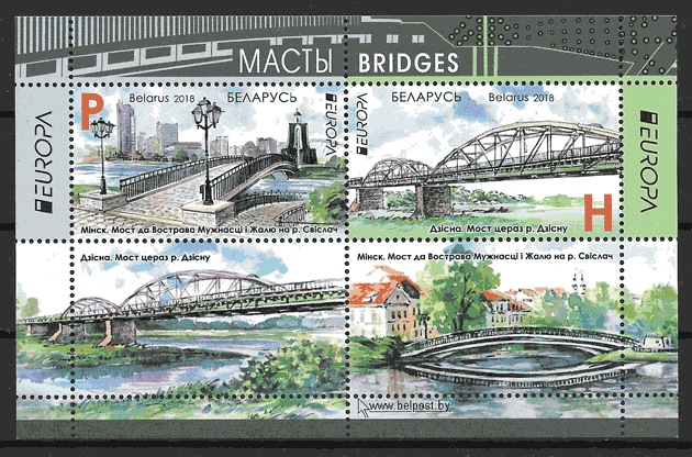 colección sellos Europa Bielorrusia 2018