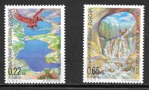sellos Tema Europa Bulgaria 2001