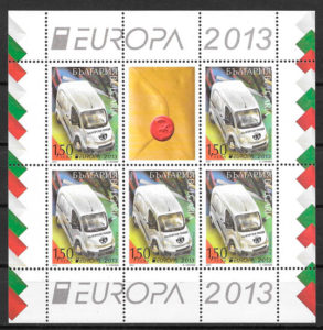filatelia colección Europa Bulgaria 2013