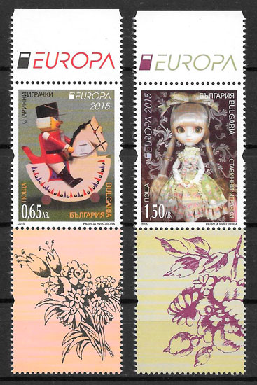 colección sellos Europa Bulgaria 2015