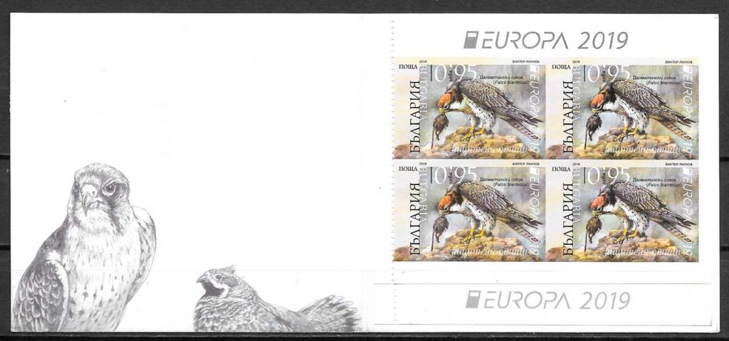 filatelia coleccion Europa Bulgaria 2019