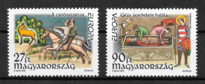 colección sellos Europa Hungría 1997
