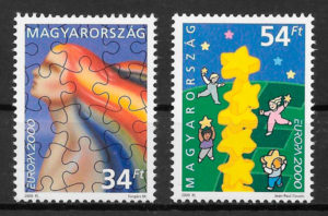 filatelia colección Europa Hungría 2000