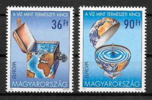 filatelia colección Europa Hungría 2001