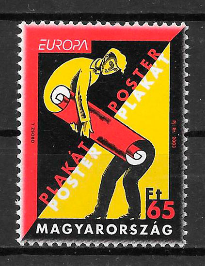 sellos Europa Hungría 2003