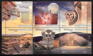 coleccion sellos arqueilogia Mexico 2010