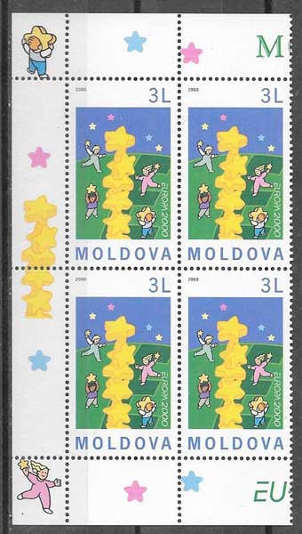 Filatelia Tema Europa Moldavia 2000
