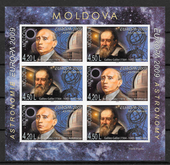 colección sellos Europa Moldavia 2009