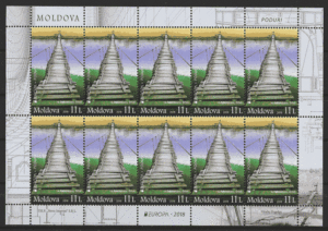 sellos Europa Moldavia 2018