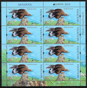 colección sellos Europa Moldavia 2019