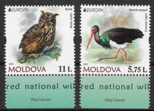 sellos Europa Moldavia 2021