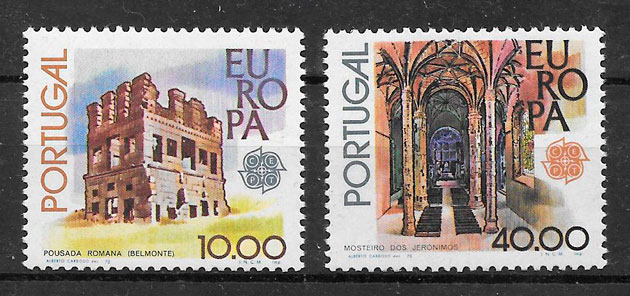 sellos Europa Portugal 1978