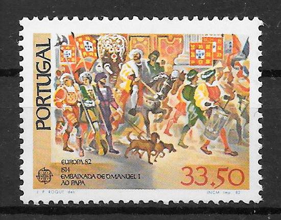 filatelia Europa Portugal 1982