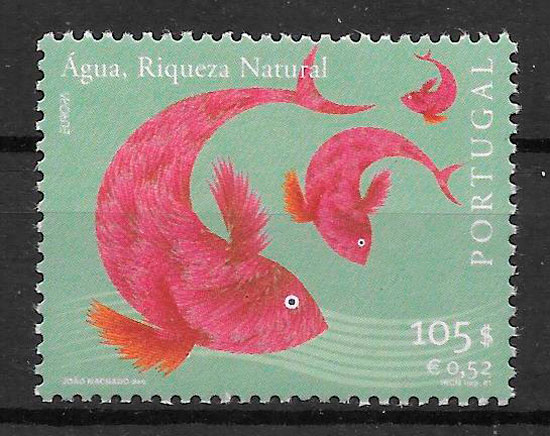 sellos Europa Portugal 2001