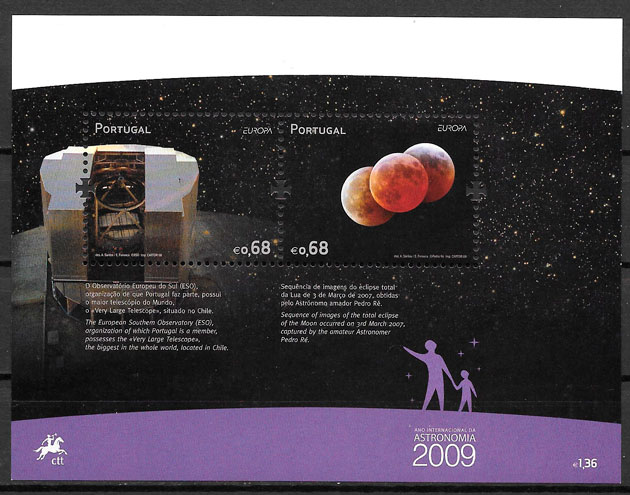 sellos Europa Portugal 2009