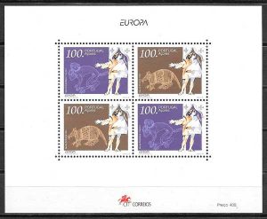 colección sellos tema Europa Azores 1994