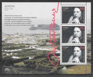 sellos tema Europa Azores 1996