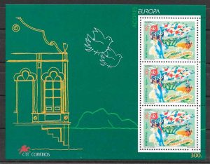 filatelia tema Europa 1998 Azores