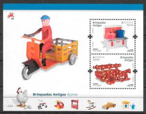 filatelia colección tema Europa Azores 2015