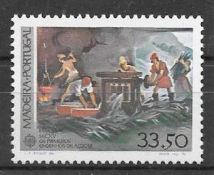 sellos tema Europa Madeira 1982