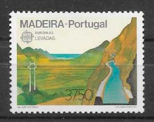 filatelia tema Europa Madeira 1983