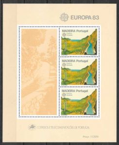 filatelia tema Europa Madeira 1983