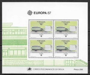 colección sellos tema Europa Madeira 1987
