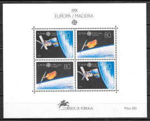 colección sellos tema Europa Madeira 1991