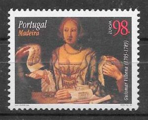 sellos tema Europa Madeira 1996