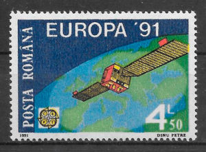 sellos Europa Rumania 1991