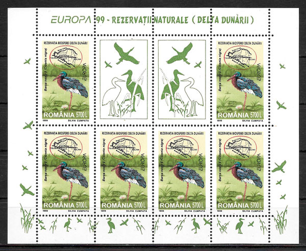 coleccion sellos Europa Rumania 1998