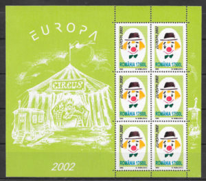 filatelia coleccion Europa Rumania 2002