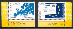 colección sellos tema Europa Rumania 2003