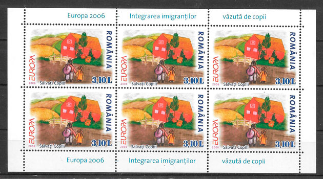 coleccion sellos Europa Rumania 2006