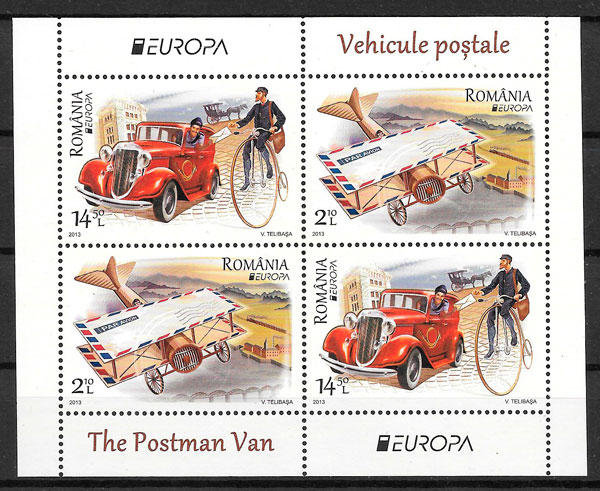 sellos Europa Rumania 2013