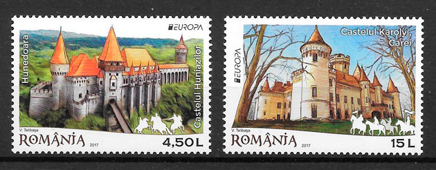 filatelia coleccion Europa Rumania 2017