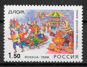 sellos Europa Rusia 1998