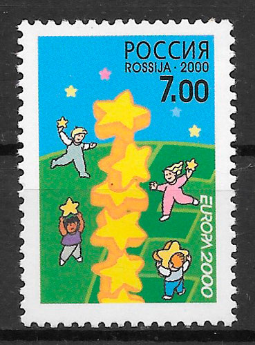 filatelia Europa Rusia 2000