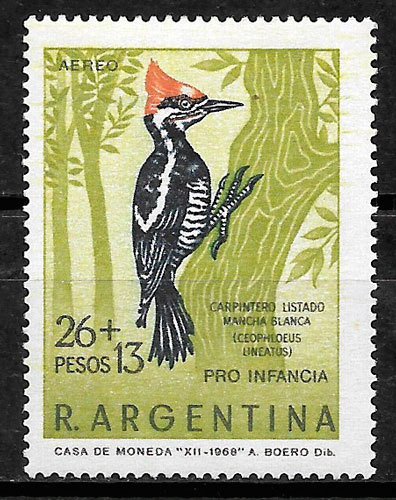 filatelia fauna Argentina 1969