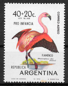 sellos fauna Argentina 1970
