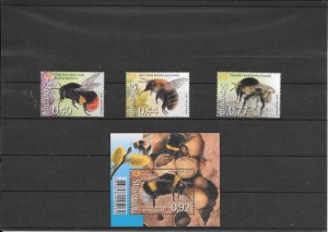 serie y hojita fauna abejas