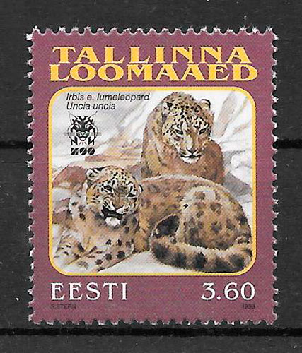 filatelia fauna Estonia 1998