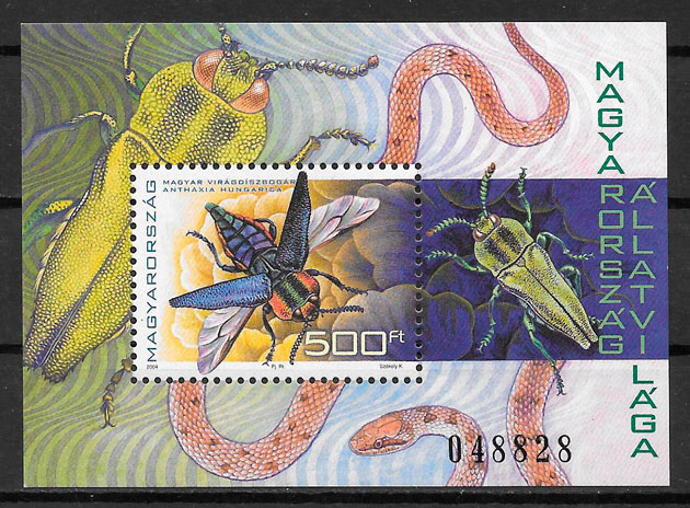 sellos fauna Hungria 2004