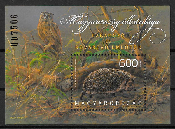 sellos fauna Hungria 2013