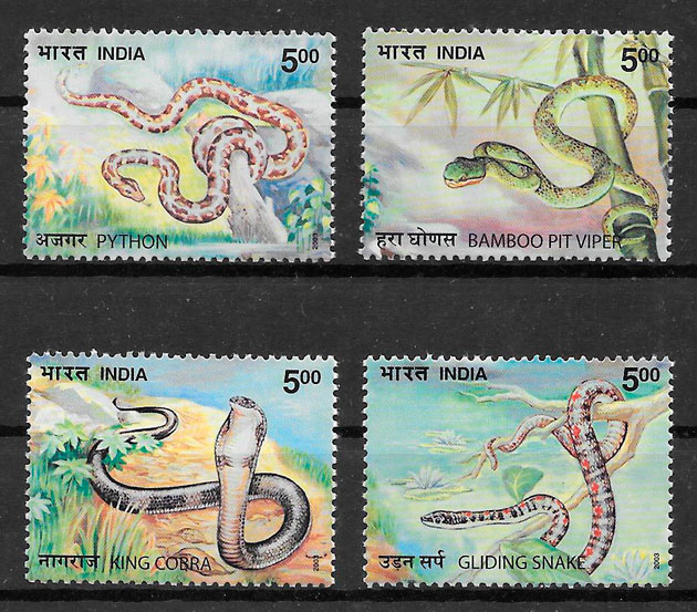 FILATELIA fauna India 2003