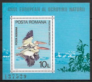 filatelia coleccion fauna Rumanai 1980