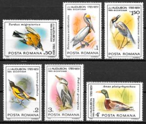 selos fauna Rumania 1985